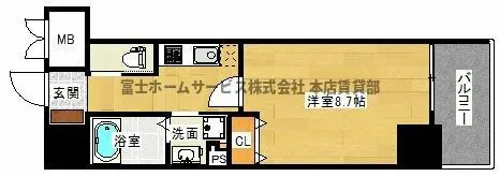 ふぁみーゆアビコXI【202号室】の間取り