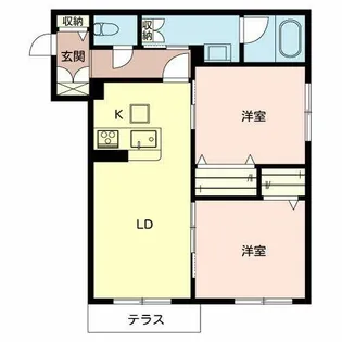 villa migliore【0101号室】の間取り