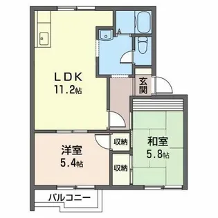 ファミール・カーサ【0102号室】の間取り