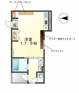 カーサ ベルデ【2階】の間取り