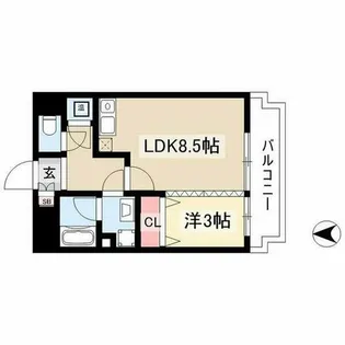 エポラール白壁【2階】の間取り