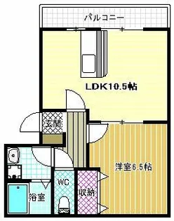 エスポワール【1階】の間取り
