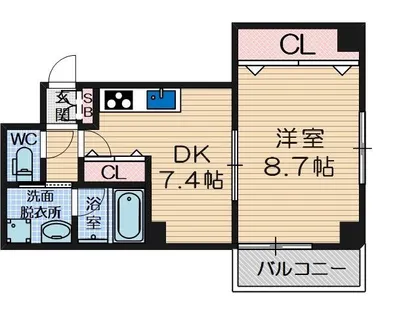 コンソレ南茨木【2階】の間取り