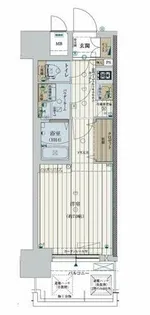 ファーストフィオーレ新町ファジスタ【13階】の間取り