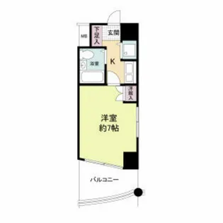 ジョイフル紫野【9階】の間取り