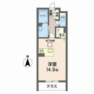 シャーメゾン深江橋【0106号室】の間取り