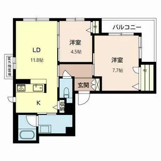 さくらグランデール豊中【0302号室】の間取り