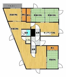 ニューグリーンコーポ【1階】の間取り