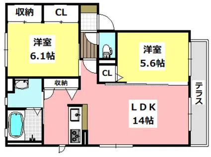 メゾン ラフィネ【101号室】の間取り