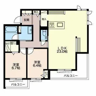 Aile【0301号室】の間取り