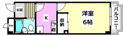 ブライトンヒルズ箕面【3階】の間取り