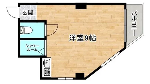 大阪府守口市平代町【マンション】の間取り