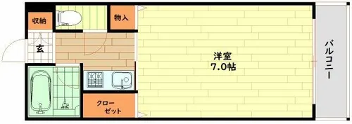 ル・シェル福島【9階】の間取り