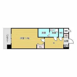 M-RESIDENCE新大阪Garden【11階】の間取り