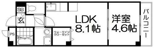 カーサ セレーナ【1階】の間取り