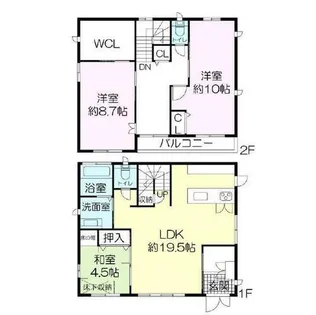 京都府木津川市梅美台3丁目【一戸建】の間取り
