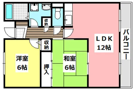 メゾンアヴェニール【103号室】の間取り