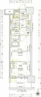 オープンレジデンシア栄【5階】の間取り