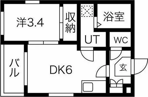 BRIX児玉浄心【1階】の間取り