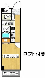 エグゼK&KⅡ【7階】の間取り