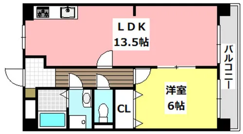 此君園ハイツ【202号室】の間取り