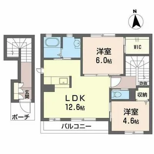 シャーメゾンK【0201号室】の間取り