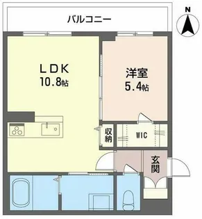 ベレオ和歌山駅東【0205号室】の間取り