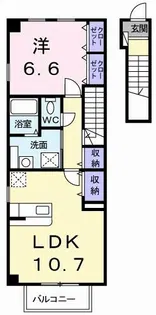 ソレアード・カーサ【2階】の間取り