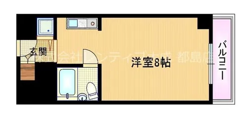 天満メゾン中塚【2階】の間取り