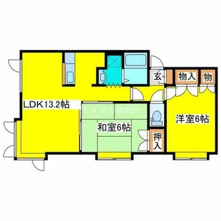 ルミエールM【201号室】の間取り