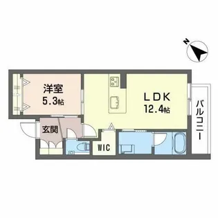 エクラージュ【0101号室】の間取り