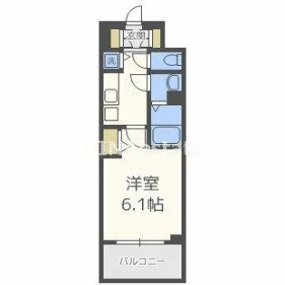 アドバンス大阪城北ルミウス【4階】の間取り
