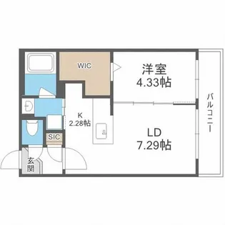 S-RESIDENCE西町【2階】の間取り