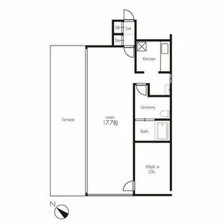 Harvey Residence【502号室】の間取り