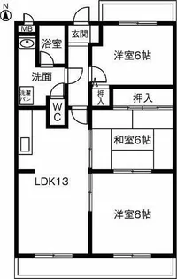 メゾンドフォーレ5番館【103号室】の間取り