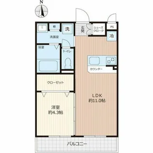 PARC深江南【3階】の間取り