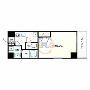 ブリランテ都島【3階】の間取り