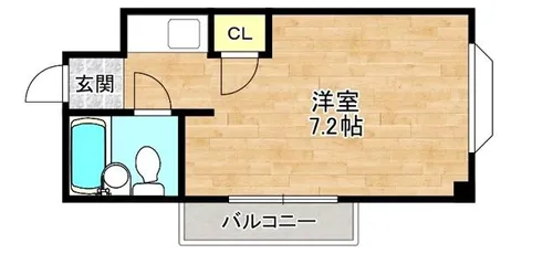 コスモレジデンス千林【3階】の間取り