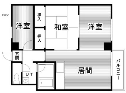 シャトーひらぎし【305号室】の間取り