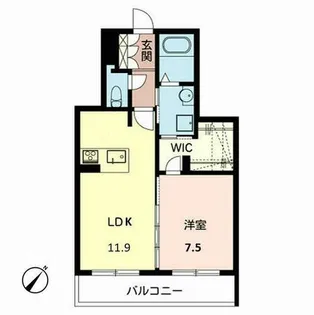 アトリエール エイチ【0302号室】の間取り