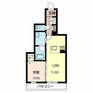 ヴァンベール【0205号室】の間取り