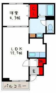 エトワール【1階】の間取り