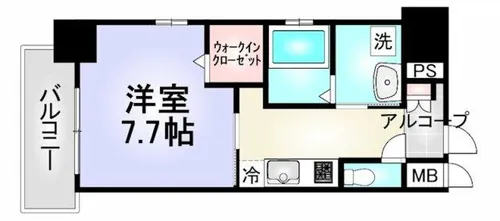 リンデンバウム京町【303号室】の間取り