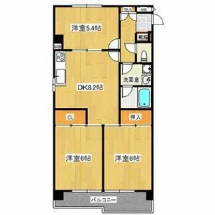 エクセル春日井【3階】の間取り