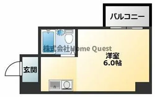 エアリーコート小阪【4階】の間取り