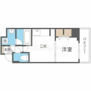 BRAVI南堀江【5階】の間取り