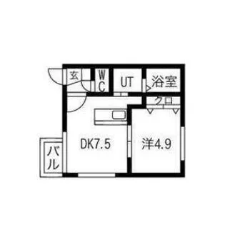メイフェア【3階】の間取り