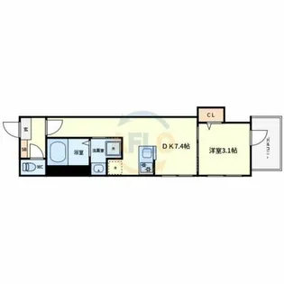 ハーモニーテラス鷹合【2階】の間取り
