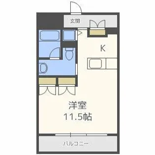 アーデンタワー南堀江【5階】の間取り