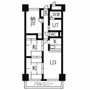 フレンドビル21【11階】の間取り